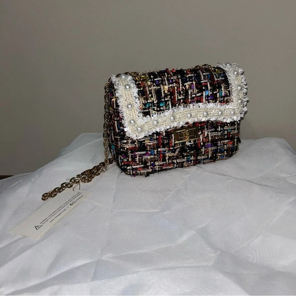 Tiny Treats By Zomi Gems Girls Classic Tweed Small Handbag NWT - Picture 1 of 5